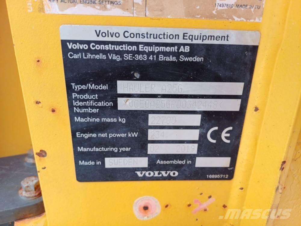 Volvo A25G 鉸接式起吊車