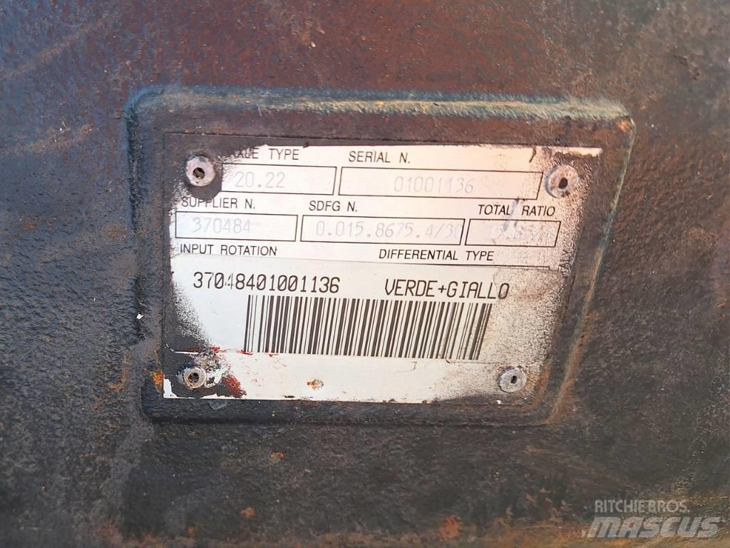 Carraro 20.22 傳動裝置