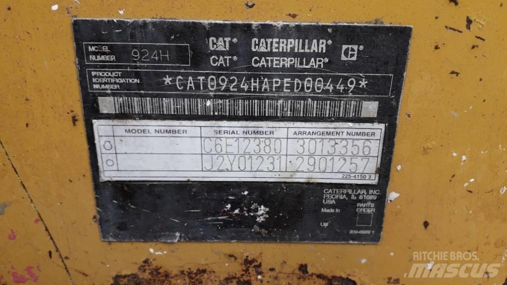 CAT 924 H 輪胎式裝載機