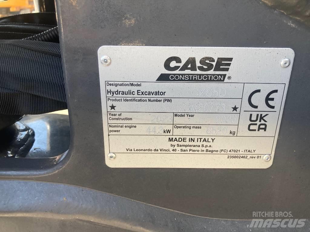 CASE CX65D 小型挖土機/掘鑿機<7t(小型挖掘機)