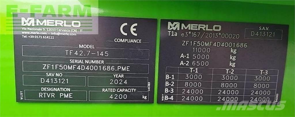 Merlo tf 42.7 - 145 農業用伸縮臂裝載機