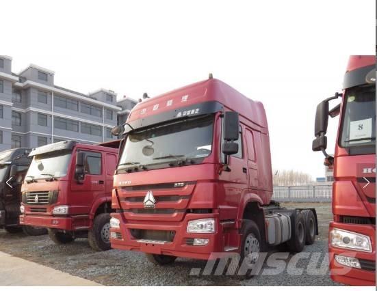 Howo 380 平板式/側卸式拖車