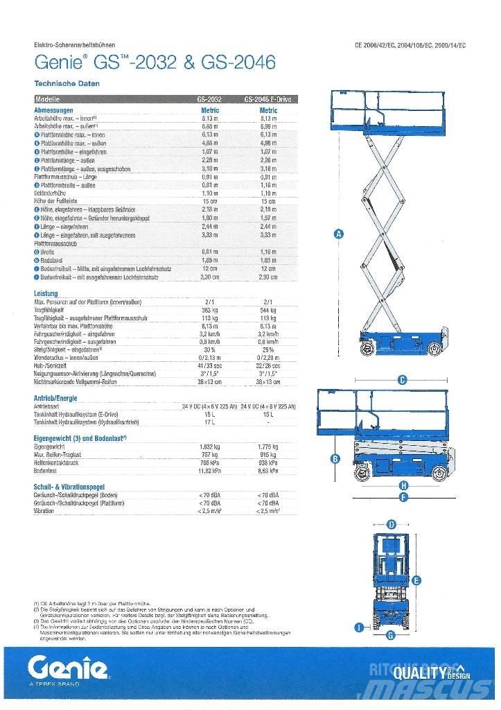 Genie GS 2032 剪式升降機
