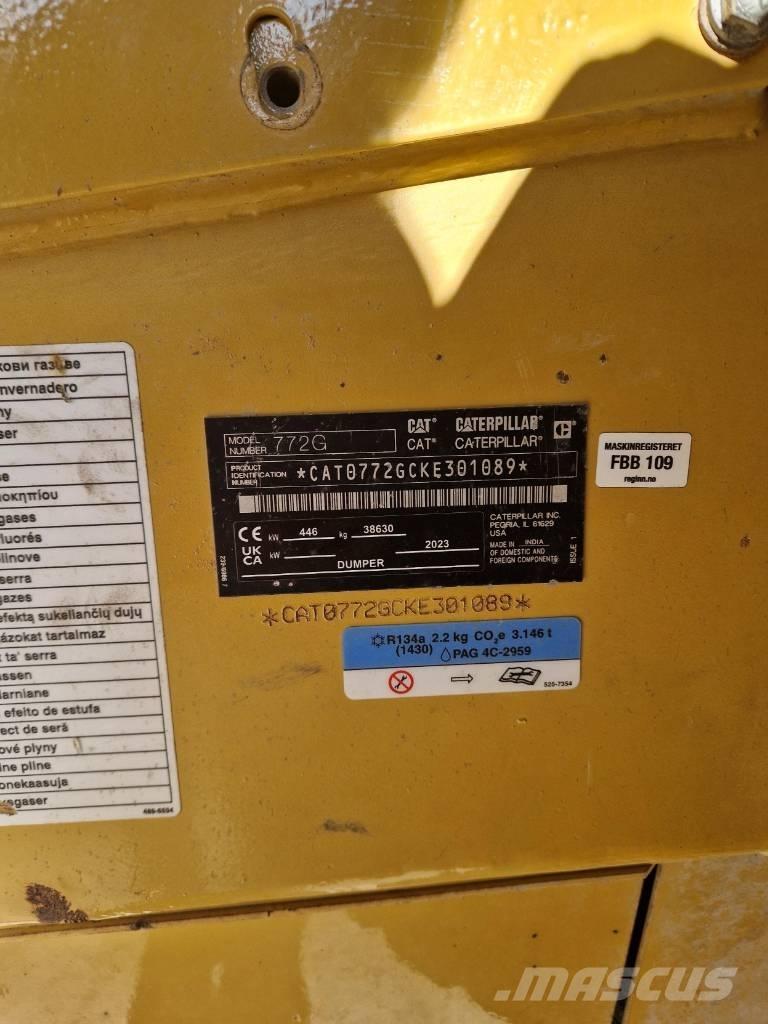 CAT 772 G 剛性傾卸卡車