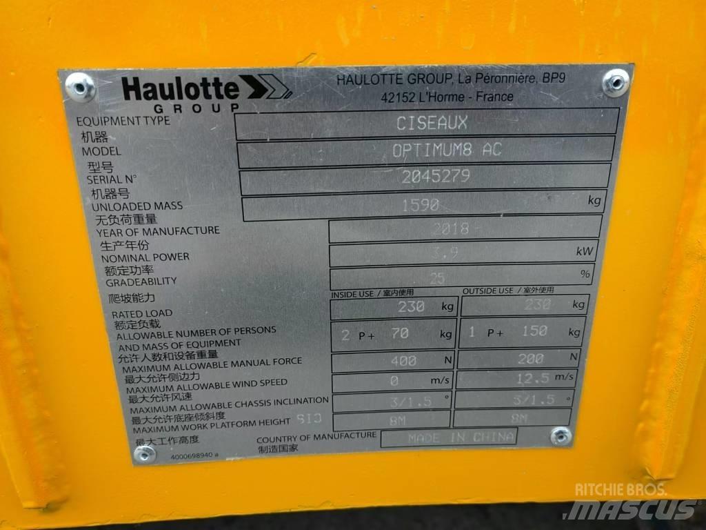 Haulotte OPTIMUM 8 剪式升降機