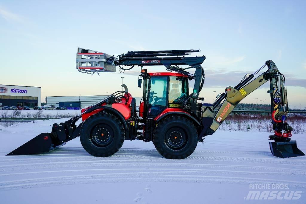 Huddig 1370 CABLE 反鏟裝載機