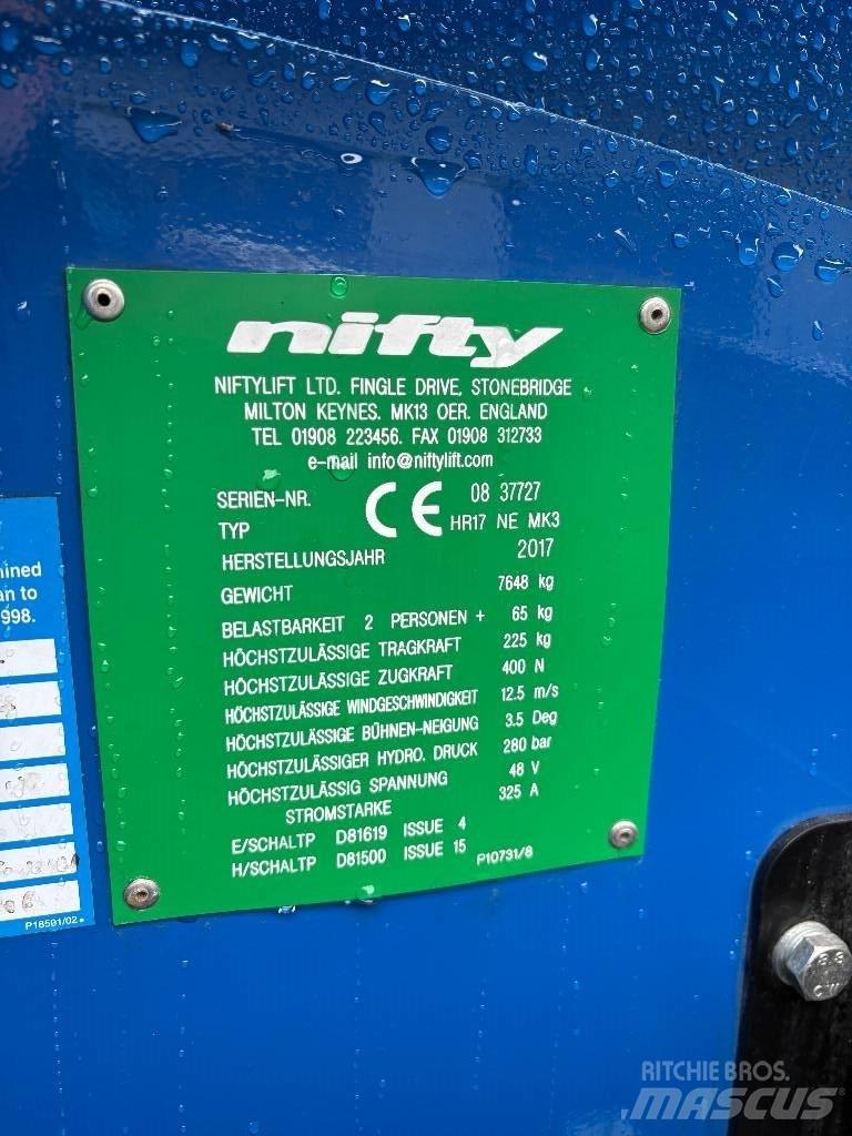 Niftylift HR 17 曲臂高空作業車