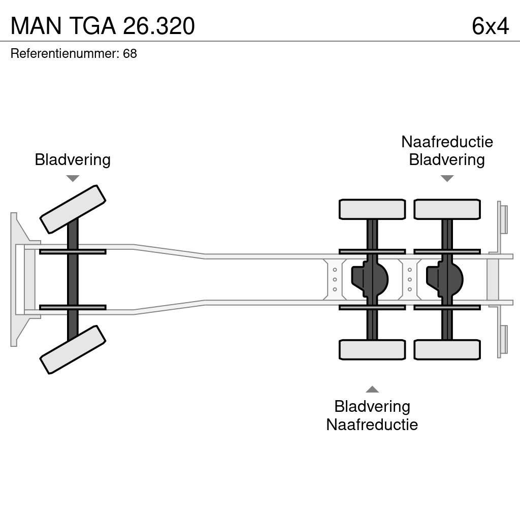 MAN TGA 26.320 平板 / 絞盤 卡車