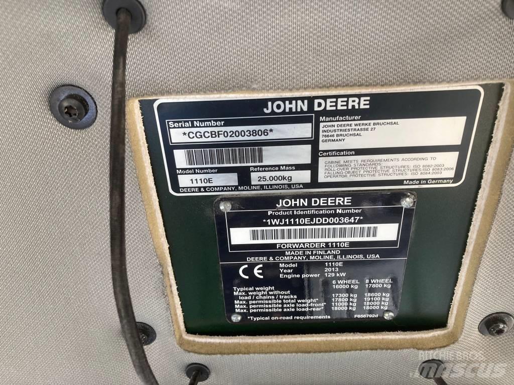 John Deere 1110E 集運機
