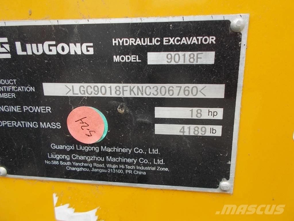 LiuGong 9018 F 小型挖土機/掘鑿機<7t(小型挖掘機)