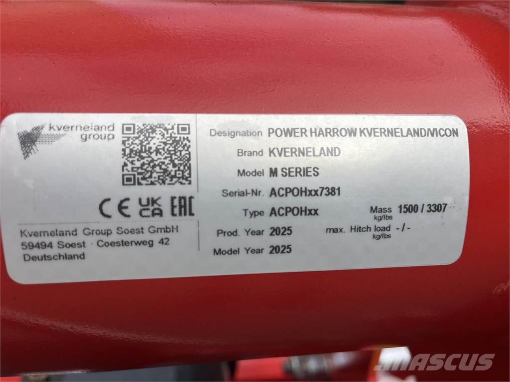 Kverneland M serie 動力耙和旋轉式耕耘機