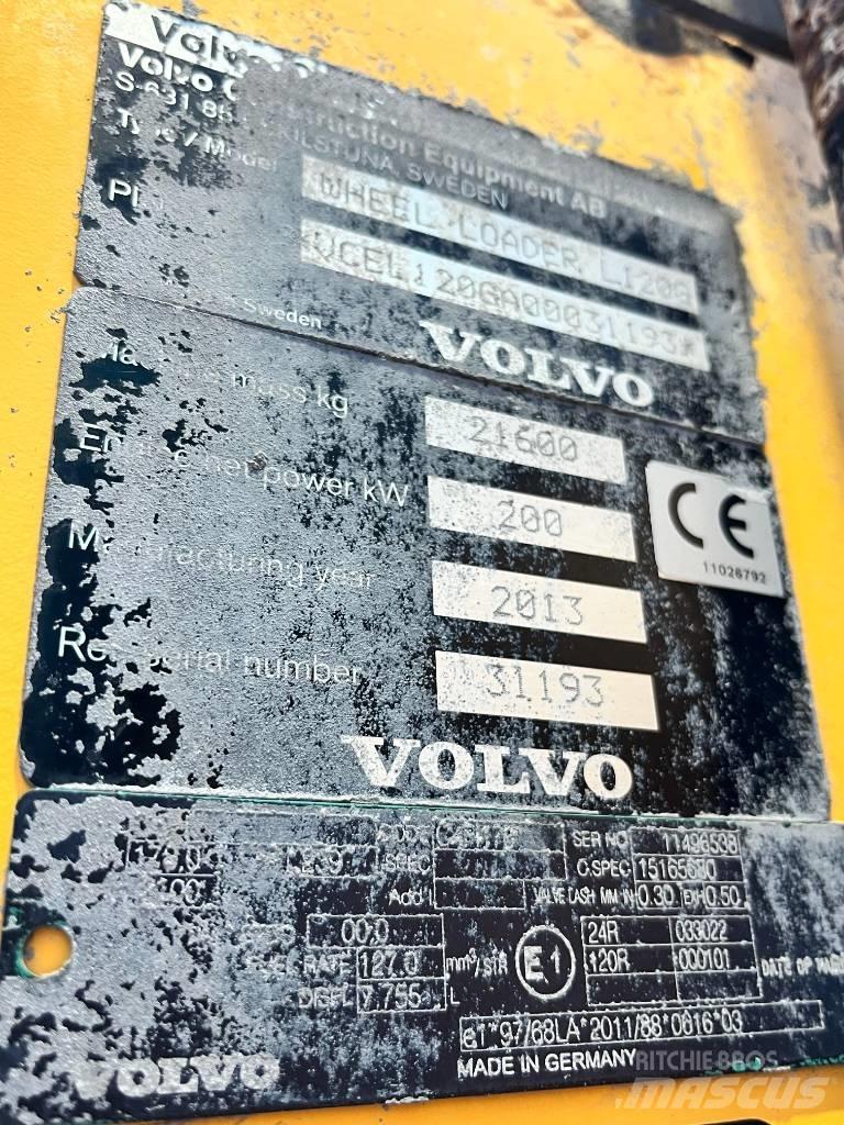 Volvo L 120 G 輪胎式裝載機