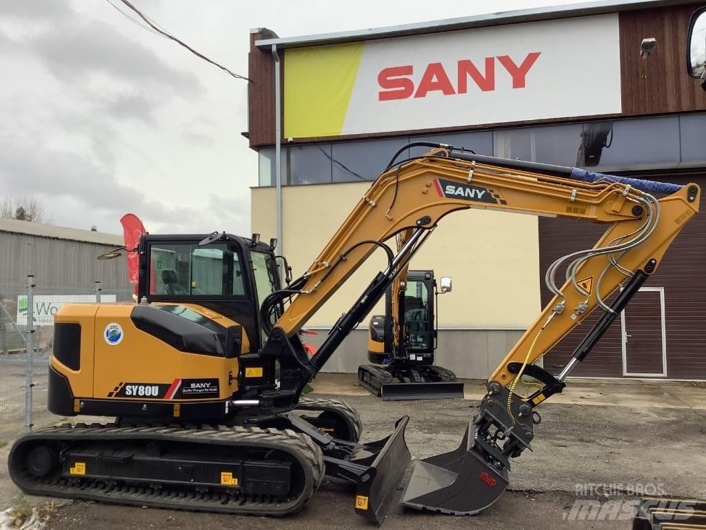 Sany SY80U 中型挖土機/掘鑿機/挖掘機 7t-12t