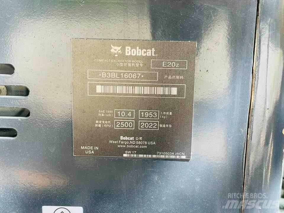 Bobcat E20z 小型挖土機/掘鑿機<7t(小型挖掘機)