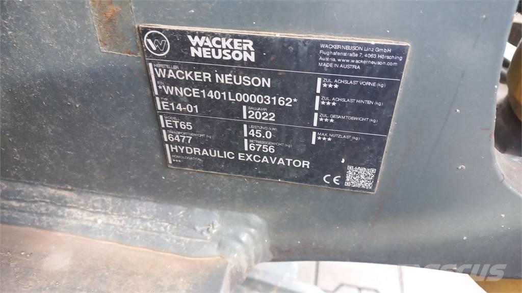 Wacker Neuson ET65 履帶式 挖土機/掘鑿機/挖掘機