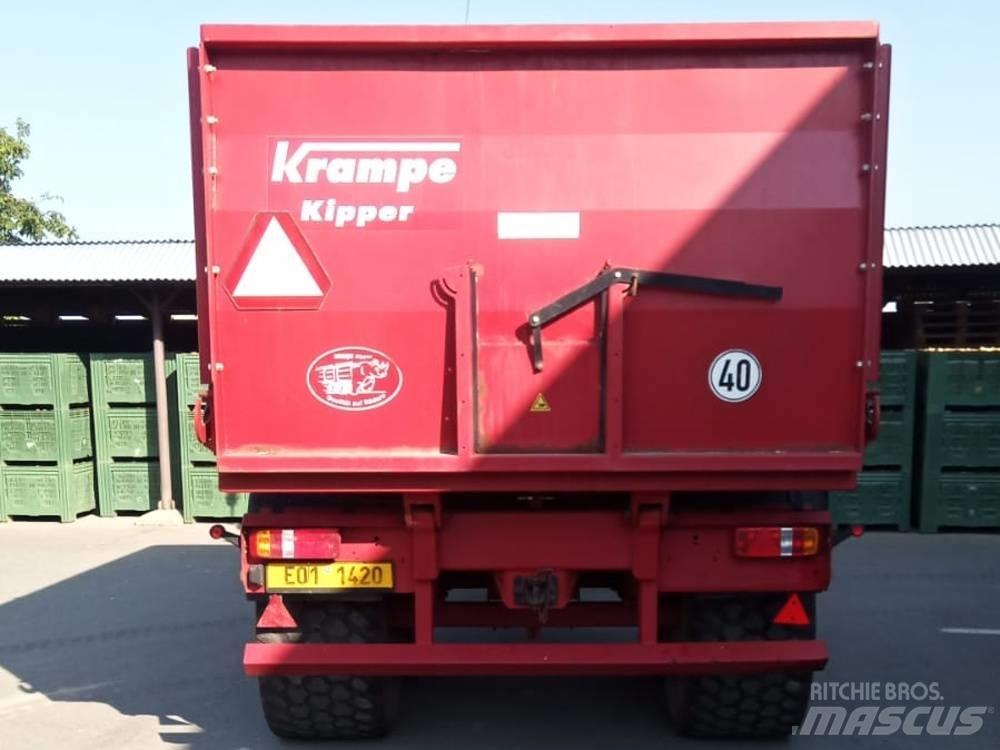 Krampe Big Body 550 平台/側卸半拖車