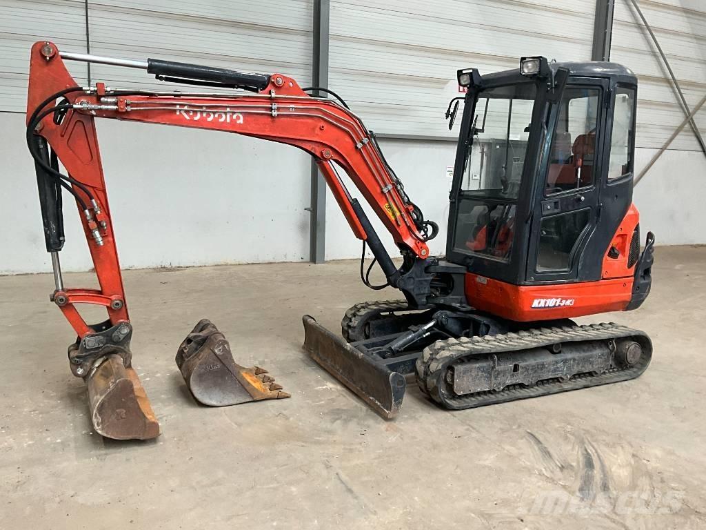 Kubota KX 101-3 A 3 小型挖土機/掘鑿機<7t(小型挖掘機)