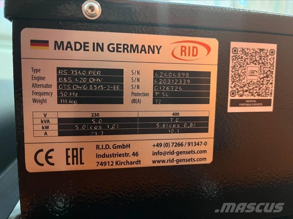  RID RS 汽油發電機