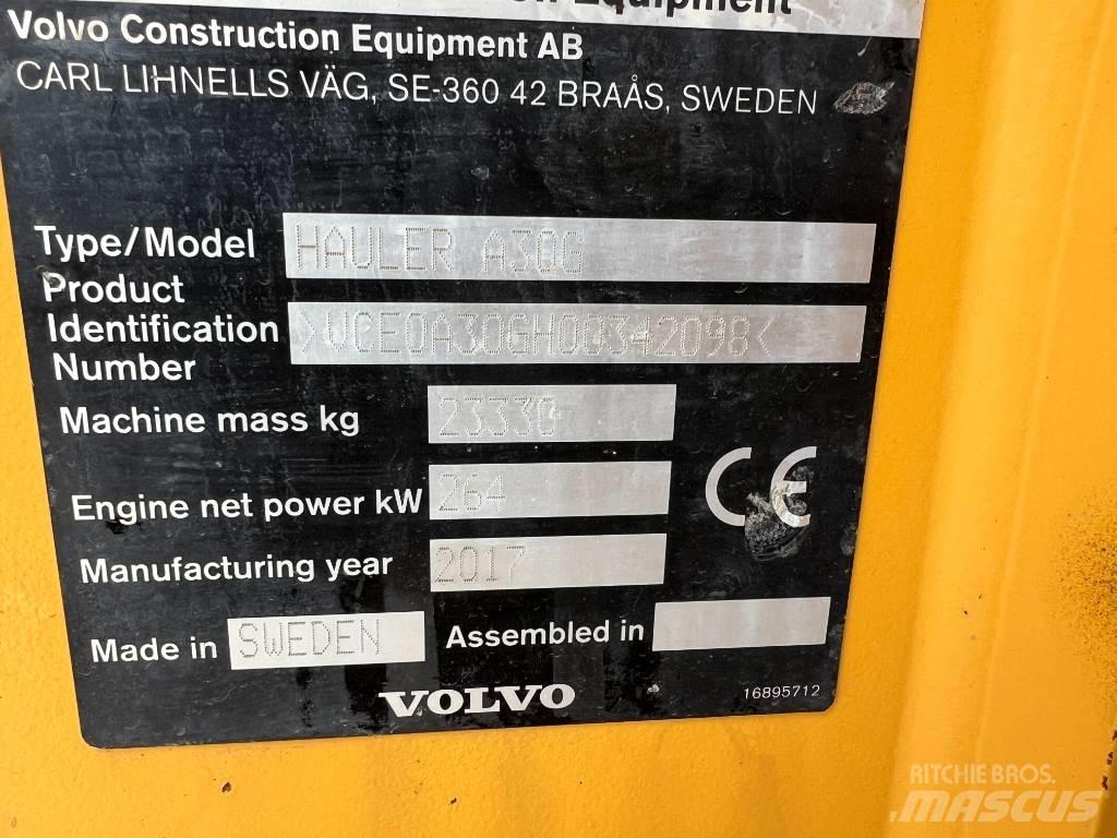 Volvo A30G 鉸接式起吊車