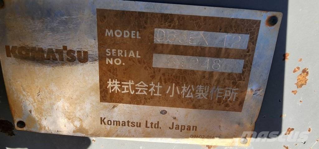 Komatsu D 65 EX 12 履帶推土機