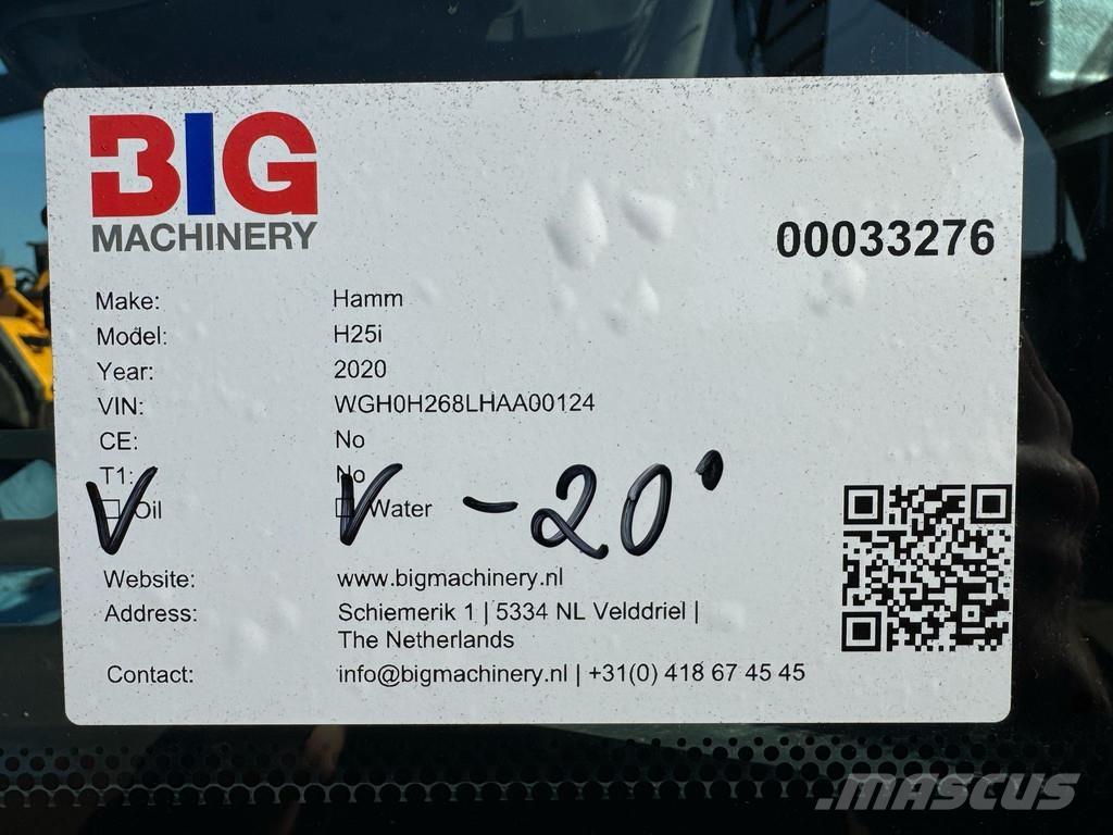 Hamm H25i 單輪滾壓機