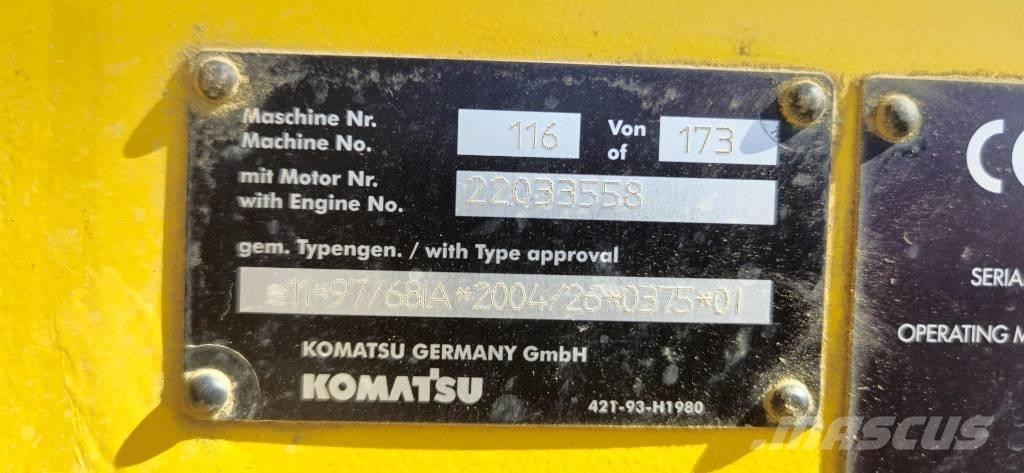 Komatsu PW 180-7EO 旋轉式挖土機/掘鑿機/挖掘機
