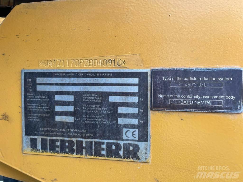 Liebherr L580 輪胎式裝載機