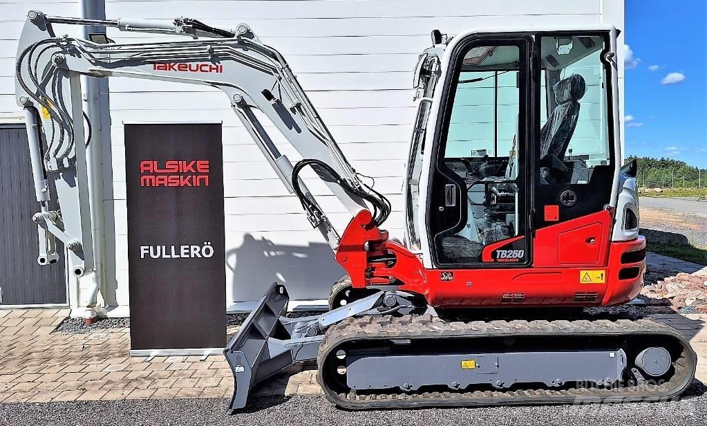 Takeuchi TB260 小型挖土機/掘鑿機<7t(小型挖掘機)
