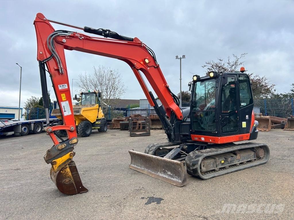 Kubota KX080-4 中型挖土機/掘鑿機/挖掘機 7t-12t