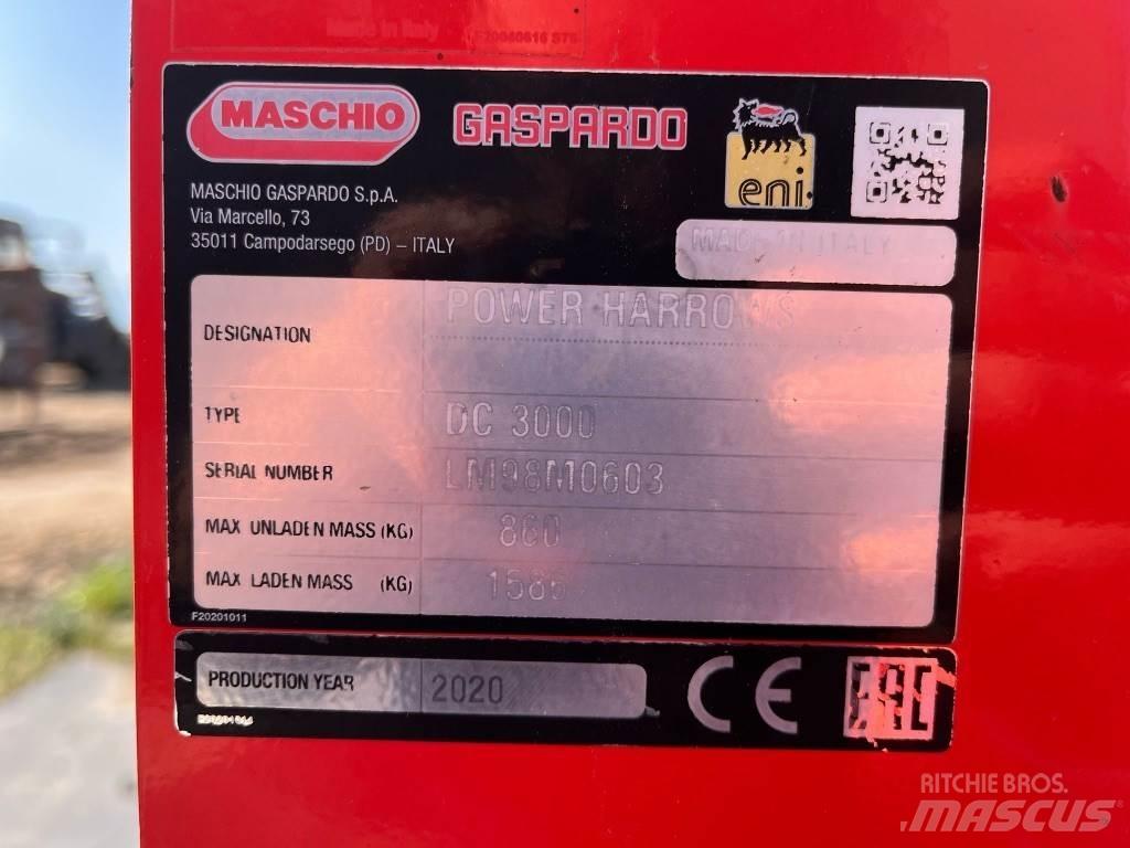Maschio DC 3000 動力耙和旋轉式耕耘機