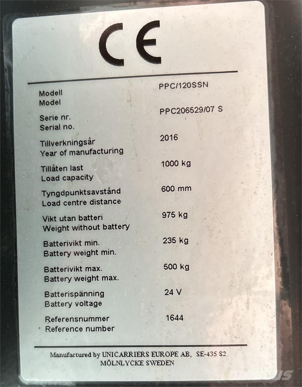 Atlet PPC120 低架裝載機