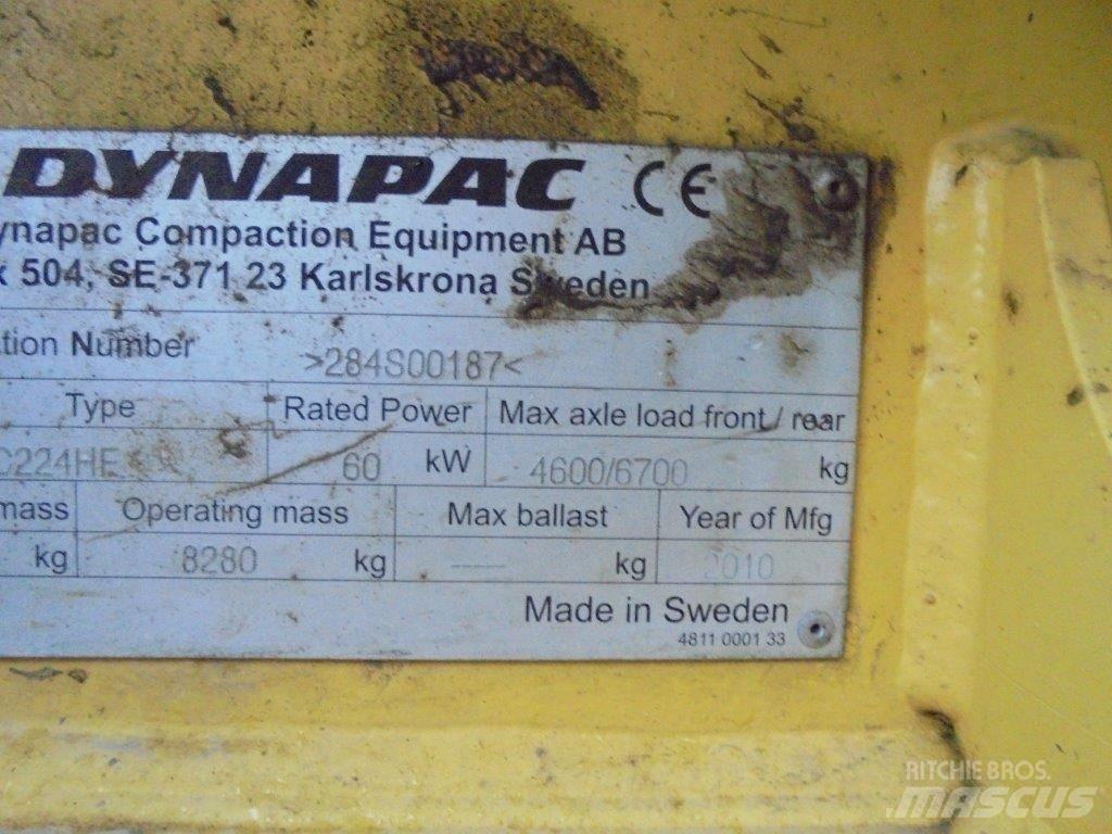 Dynapac CC 224 HF 雙輪滾壓機