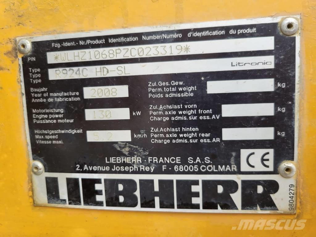 Liebherr R924 C SL 履帶式 挖土機/掘鑿機/挖掘機