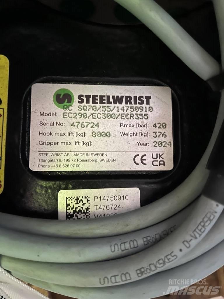 Steelwrist S70 快速連結器
