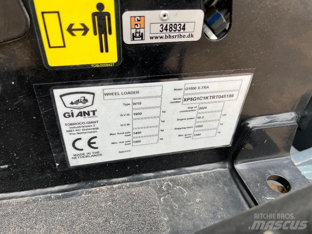 GiANT G 1500 X-tra 輪胎式裝載機