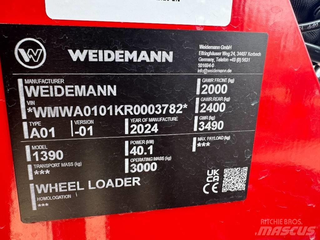 Weidemann 1390 滑移轉向裝載機