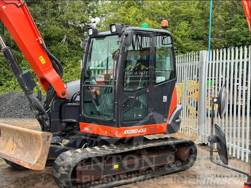 Kubota KX 080-4 中型挖土機/掘鑿機/挖掘機 7t-12t