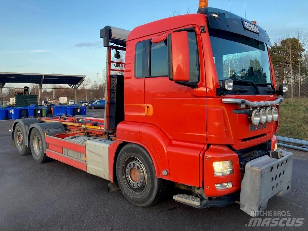 MAN TGS 26.460 LL 吊鉤式起重車