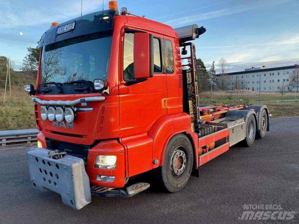 MAN TGS 26.460 LL 吊鉤式起重車