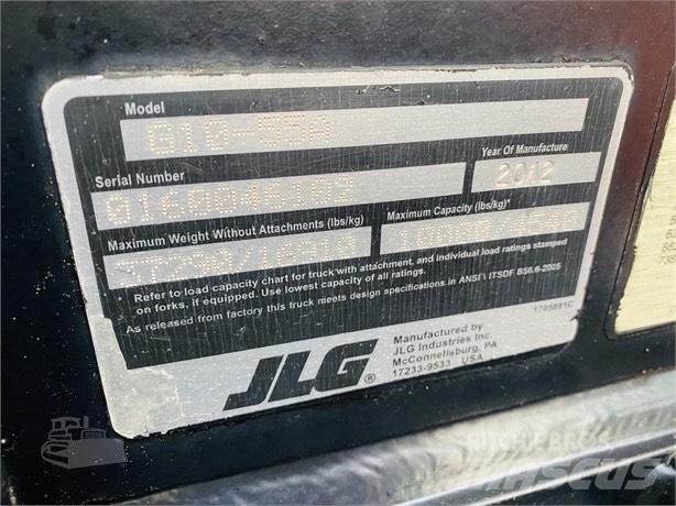 JLG G 10-55 A 伸縮臂操作車