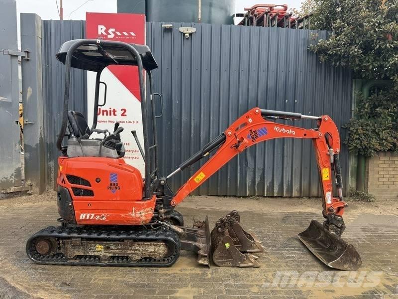 Kubota U 17-3 小型挖土機/掘鑿機<7t(小型挖掘機)