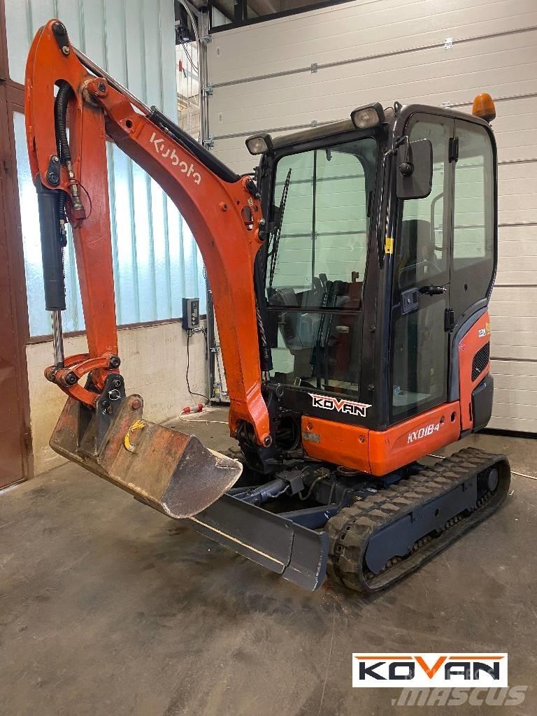 Kubota KX 018-4 小型挖土機/掘鑿機<7t(小型挖掘機)