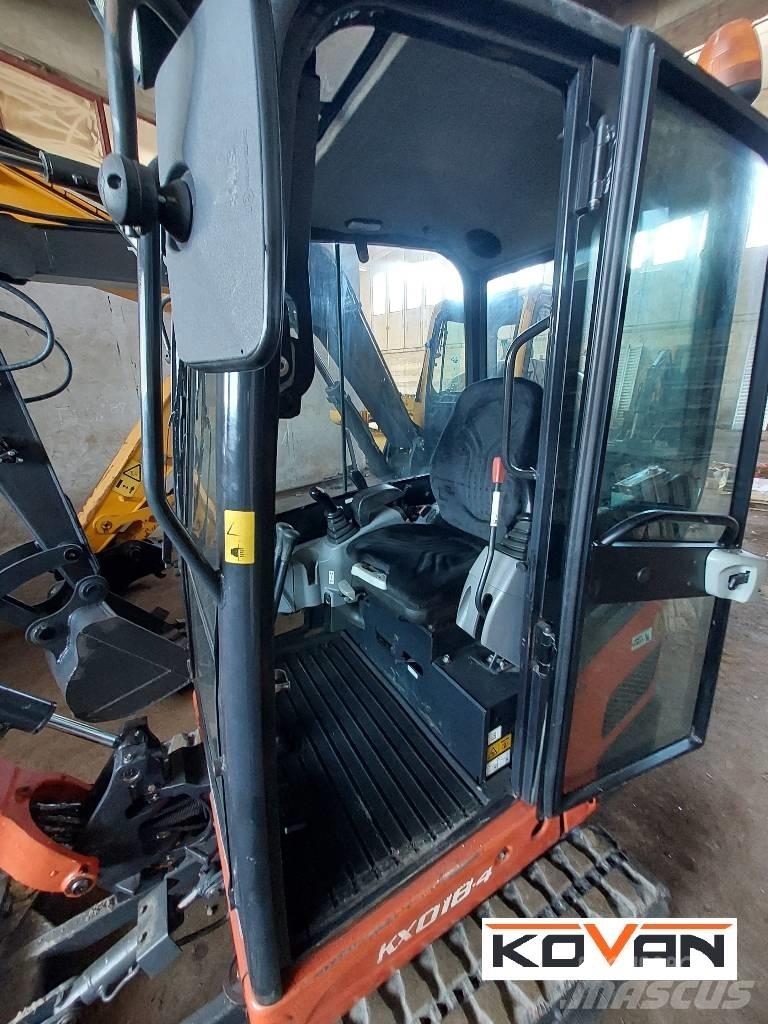 Kubota KX 018-4 小型挖土機/掘鑿機<7t(小型挖掘機)