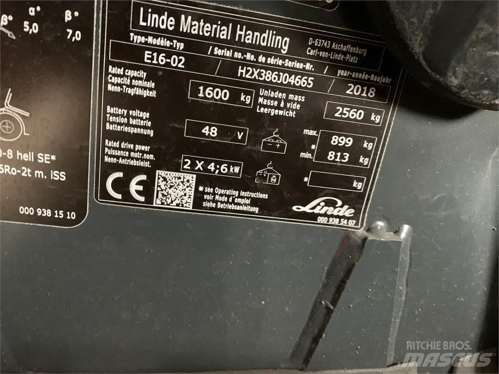 Linde E16 電動堆高機