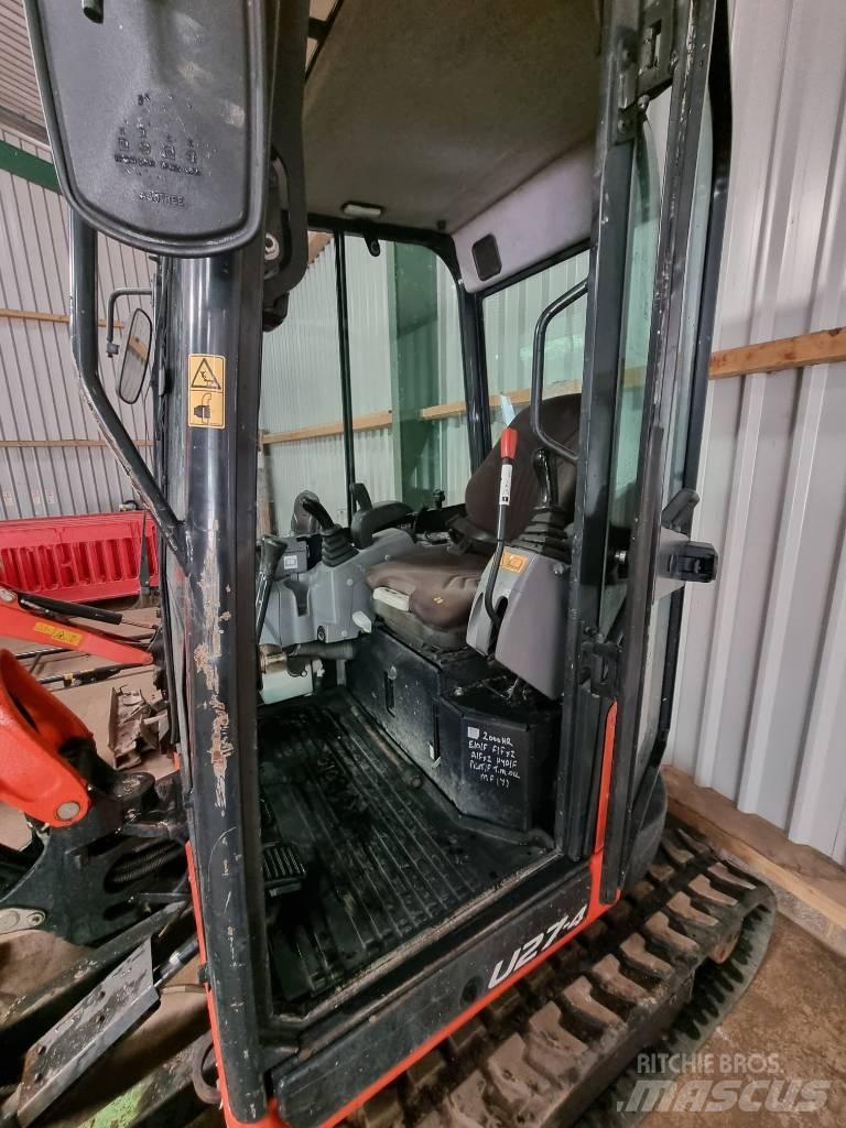Kubota U 27-4 小型挖土機/掘鑿機<7t(小型挖掘機)