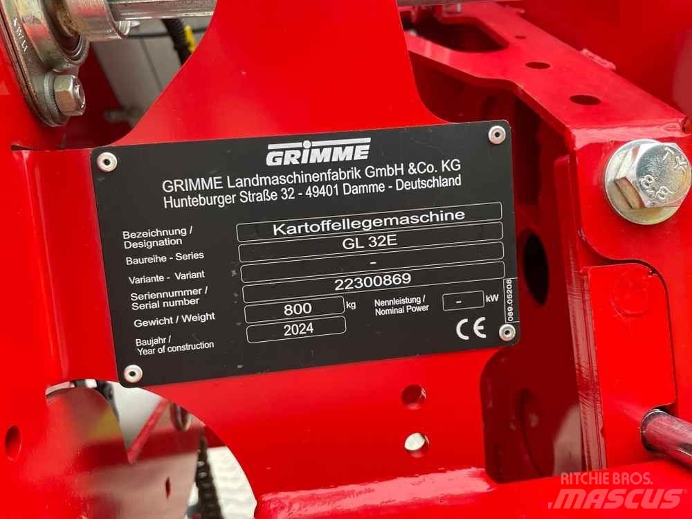 Grimme GL 32 E 馬鈴薯種植機