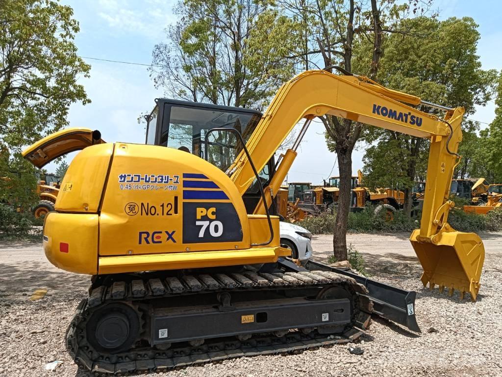 Komatsu PC 70 中型挖土機/掘鑿機/挖掘機 7t-12t