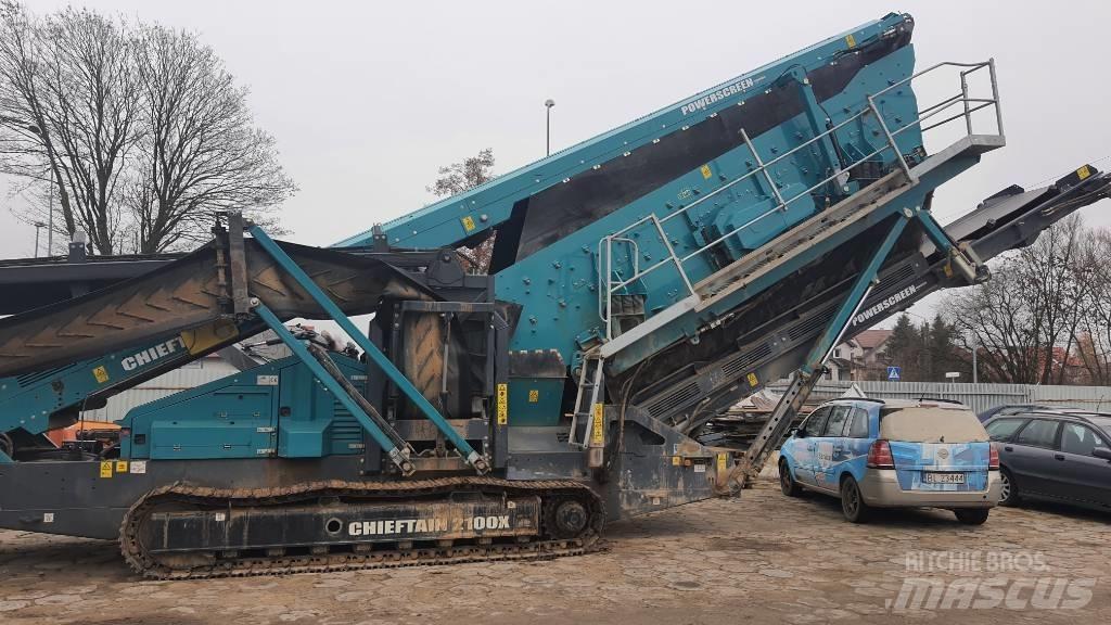PowerScreen 2100 移動式篩選機