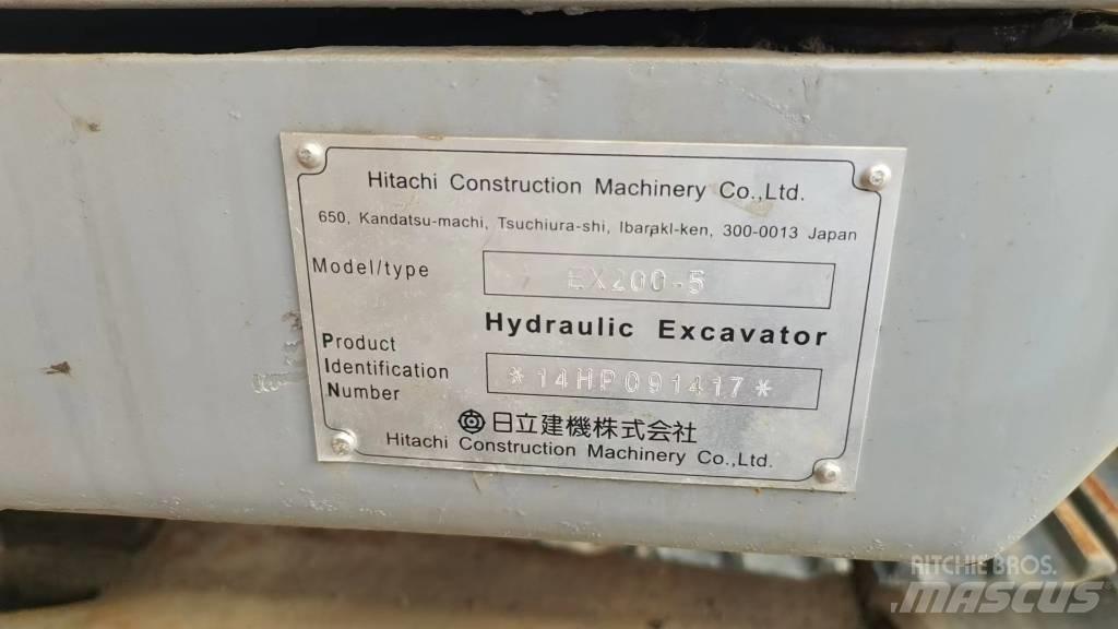 Hitachi EX 200-5 履帶式 挖土機/掘鑿機/挖掘機