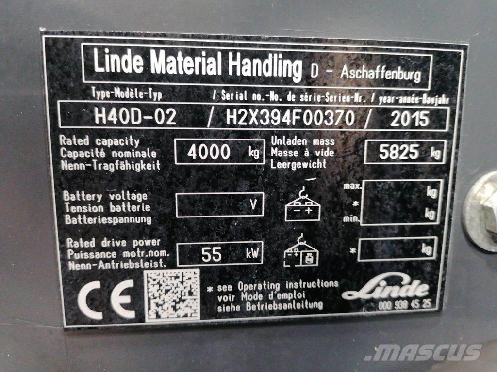 Linde H40D-02 柴油卡車